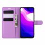 Xiaomi Mi 10 Lite 5G Handyh�lle Schutztasche Case Cover Klapptasche Violett