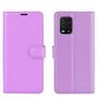 Xiaomi Mi 10 Lite 5G Handyh�lle Schutztasche Case Cover Klapptasche Violett