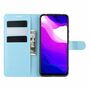 Xiaomi Mi 10 Lite 5G Handyh�lle Schutztasche Case Cover Klapptasche Blau