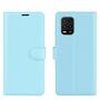Xiaomi Mi 10 Lite 5G Handyh�lle Schutztasche Case Cover Klapptasche Blau
