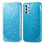 Handyh�lle f�r Samsung Galaxy A32 5G Schutztasche Wallet Cover 360 Case Etuis Blau