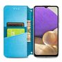 Handyh�lle f�r Samsung Galaxy A32 5G Schutztasche Wallet Cover 360 Case Etuis Blau