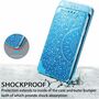 Handyh�lle f�r Samsung Galaxy A32 5G Schutztasche Wallet Cover 360 Case Etuis Blau