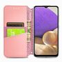 Handyh�lle f�r Samsung Galaxy A32 5G Schutztasche Wallet Cover 360 Case Etuis Rosa