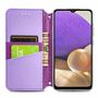 Handyh�lle f�r Samsung Galaxy A32 5G Schutztasche Wallet Cover 360 Case Etuis Violett