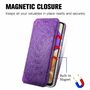 Handyh�lle f�r Samsung Galaxy A32 5G Schutztasche Wallet Cover 360 Case Etuis Violett
