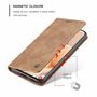 Handyh�lle f�r Samsung Galaxy S21 FE Schutztasche Wallet Cover 360 Case Etuis Braun