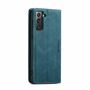 Handyh�lle f�r Samsung Galaxy S21 FE Schutztasche Wallet Cover 360 Case Etuis Blau