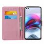 Handyh�lle f�r Motorola Moto G100 Schutztasche Wallet Cover 360 Case Etuis Rosa