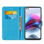 Handyh�lle f�r Motorola Moto G100 Schutztasche Wallet Cover 360 Case Etuis Blau