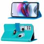 Handyh�lle f�r Motorola Moto G100 Schutztasche Wallet Cover 360 Case Etuis Blau
