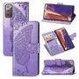 Handyh�lle f�r Samsung Galaxy Note 20 Schutztasche Wallet Cover 360 Case Etuis Violett