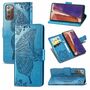Handyh�lle f�r Samsung Galaxy Note 20 Schutztasche Wallet Cover 360 Case Etuis Blau