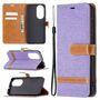 Handyh�lle f�r Huawei P50 Schutztasche Wallet Cover 360 Case Etuis Violett