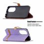 Handyh�lle f�r Huawei P50 Schutztasche Wallet Cover 360 Case Etuis Violett