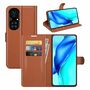 Handyh�lle f�r Huawei P50 Pro Schutztasche Wallet Cover 360 Case Etuis Braun