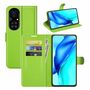 Handyh�lle f�r Huawei P50 Pro Schutztasche Wallet Cover 360 Case Etuis Gr�n
