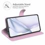 Handyh�lle f�r Huawei P50 Schutztasche Wallet Cover 360 Case Etuis Rosa