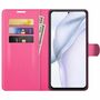 Handyh�lle f�r Huawei P50 Schutztasche Wallet Cover 360 Case Etuis Rosa