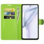Handyh�lle f�r Huawei P50 Schutztasche Wallet Cover 360 Case Etuis Gr�n