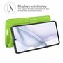 Handyh�lle f�r Huawei P50 Schutztasche Wallet Cover 360 Case Etuis Gr�n
