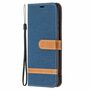 Handyh�lle f�r Huawei P50 Pro Schutztasche Wallet Cover 360 Case Etuis Blau