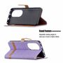Handyh�lle f�r Huawei P50 Pro Schutztasche Wallet Cover 360 Case Etuis Violett