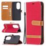 Handyh�lle f�r Huawei P50 Pro Schutztasche Wallet Cover 360 Case Etuis Rot