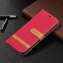 Handyh�lle f�r Huawei P50 Pro Schutztasche Wallet Cover 360 Case Etuis Rot