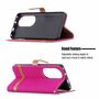Handyh�lle f�r Huawei P50 Pro Schutztasche Wallet Cover 360 Case Etuis Rosa