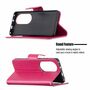 Handyh�lle f�r Huawei P50 Pro Schutztasche Wallet Cover 360 Case Etuis Rosa