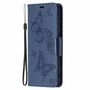 Handyh�lle f�r Huawei P50 Schutztasche Wallet Cover 360 Case Etuis Blau