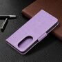 Handyh�lle f�r Huawei P50 Schutztasche Wallet Cover 360 Case Etuis Violett