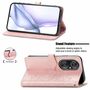 Handyh�lle f�r Huawei P50 Schutztasche Wallet Cover 360 Case Etuis Rosa