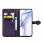 Handyh�lle f�r Huawei P50 Pro Schutztasche Wallet Cover 360 Case Etuis Violett