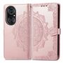 Handyh�lle f�r Huawei P50 Pro Schutztasche Wallet Cover 360 Case Etuis Rosa