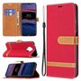 Handyh�lle f�r Nokia G20 Schutztasche Wallet Cover 360 Case Etuis Rot