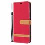 Handyh�lle f�r Nokia G20 Schutztasche Wallet Cover 360 Case Etuis Rot