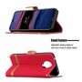 Handyh�lle f�r Nokia G20 Schutztasche Wallet Cover 360 Case Etuis Rot