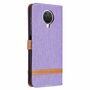 Handyh�lle f�r Nokia G20 Schutztasche Wallet Cover 360 Case Etuis Violett