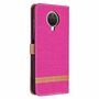 Handyh�lle f�r Nokia G20 Schutztasche Wallet Cover 360 Case Etuis Rosa