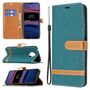 Handyh�lle f�r Nokia G20 Schutztasche Wallet Cover 360 Case Etuis Gr�n
