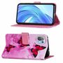 Handyh�lle f�r Xiaomi Mi 11 Lite Schutztasche Wallet Cover 360 Case Etuis Rosa