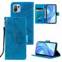 Handyh�lle f�r Xiaomi Mi 11 Lite Schutztasche Wallet Cover 360 Case Etuis Blau