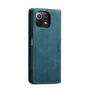 Handyh�lle f�r Xiaomi Mi 11 Lite Schutztasche Wallet Cover 360 Case Etuis Blau
