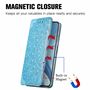 Handyh�lle f�r Xiaomi Mi 11 Lite Schutztasche Wallet Cover 360 Case Etuis Blau
