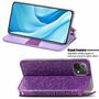 Handyh�lle f�r Xiaomi Mi 11 Lite Schutztasche Wallet Cover 360 Case Etuis Violett