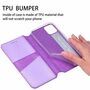 Handyh�lle f�r Xiaomi Mi 11 Lite Schutztasche Wallet Cover 360 Case Etuis Violett