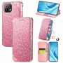 Handyh�lle f�r Xiaomi Mi 11 Lite Schutztasche Wallet Cover 360 Case Etuis Rosa