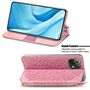 Handyh�lle f�r Xiaomi Mi 11 Lite Schutztasche Wallet Cover 360 Case Etuis Rosa